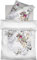fleuresse Mako-Satin Bettwäsche Bed Art S Rosalie Silber 1 Bettbezug 135 x 200 cm + 1 Kissenbezug 80 x 80 cm