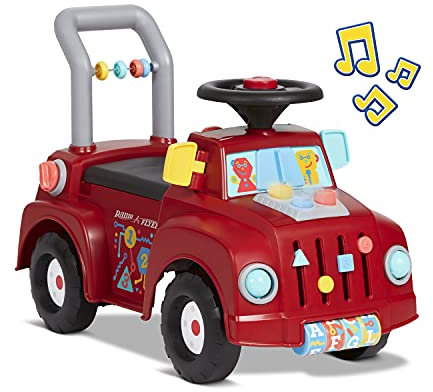 Radio Flyer Tinker Truck With Lights & Sounds, Toddler Ride On Toy, For Ages 1-3, Red