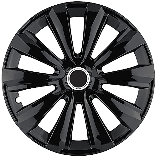 CORA Set 4 copricerchi 15'' Alulook Delta Black