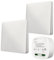 Klarlight Set d'interrupteurs sans fil, Interrupteur mural sans fil 10A, interrupteur mural sans pile avec récepteur, portée intérieure sans fil 30M, auto-alimenté, Plaque murale Émetteur