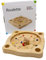 GICO Tiroler Roulette aus Holz mit Kreisel und Holzkugeln, Kreiselspiel, Bauernroulette 22 x 22 cm - 7958