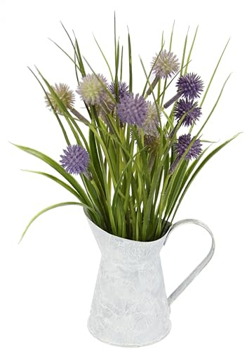 Faucet Setaria knappgräs i kruka konstgräs allium lek blomma purjolök blomma konstgräs grön konstgjord växt prydnadsgräs konstgjorda växter dekorativa gräs gräs arrangemang borst millet Kitchen