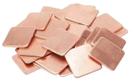 5/10/15 stycken 0,3 mm/0,5 mm/0,8 mm/1 mm/1,2 mm/1,5 mm/2 mm kylfläns koppar-skim-termokuddar (15 mm x 15 mm 0,5 mm, 10 st)