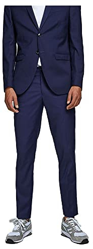 JACK & JONES Herren Jprfranco Trouser Noos Tuxedo-Hose, Medieval Blue, 52 EU