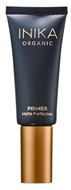 INIKA Organic Matte Perfection Primer | Minimise Pores, Smooth Skin, Reduce Oil. Lightweight Mattifying Primer. Skincare Infused to Reduce Signs of Ageing. 100% Natural + Vegan Formula. 30mL