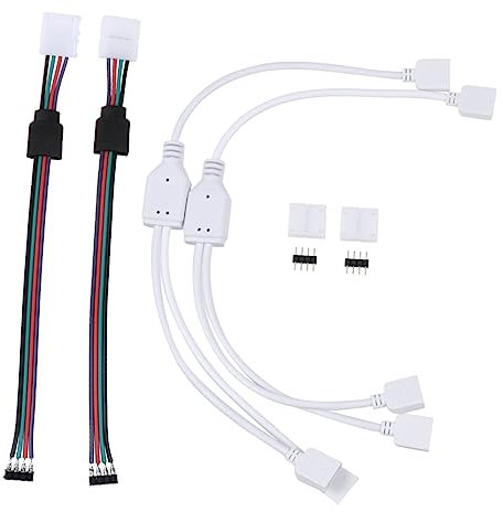 OSALADI Led-anschlussleitung Streifenlampenkabel Verbindung Schweißfrei Für Lichtstreifen Langlebiger Led-streifenverbinder Anschlusskabel Für Beleuchtung