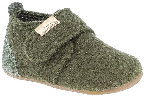 Living Kitzbühel Babyklett. Velourlederkappe Moos Größe EU 24