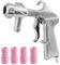 PRITOK Pistolet de sablage à air comprimé avec 4 buses (4,5 mm/5 mm/6 mm/7 mm) Kit d'outils pour sableuse