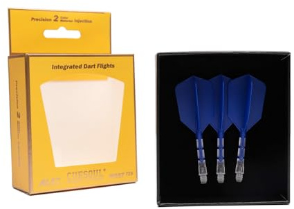 CUESOUL Rost T19 Eje de dardo Integrado y Forma Delgada de Vuelo, Juego de 3