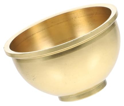 Cabilock Coppa d'Acqua Santa Buddista in Rame Tazza Cerimoniale per Offerte d'Acqua Ciotola Decorativa per Accessorio per Preghiere Uso e Ristoranti