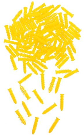 Operitacx 100pezzi in Plastica Per Cartongesso Di Ancoraggio Tubi Di Espansione Bulloni Per Muro Muro Per Cartongesso Per Per Impieghi Gravosi