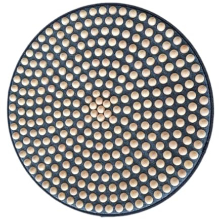 Amagogo Esterilla masajeadora de pies, almohadilla de de presión, antideslizante, de madera, para acupresión de pies, de masaje para relajarse en, B