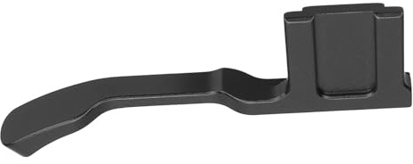 BONKZEBU Aluminiumlegeringskamera Tummen Upp Grip Hot Shoe Cover Protector Lättvikt Praktiskt för GFX-50R Fotograferingsentusiaster (Svart)