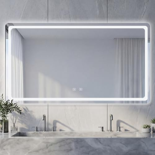 NeoArt Specchio bagno LED Antiappannamento Dimmerabile 10%-100% 120x70cm