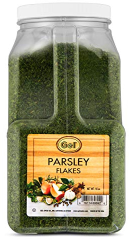 Gel Spice Parsley Flakes Food Service Size 16oz (1lb)