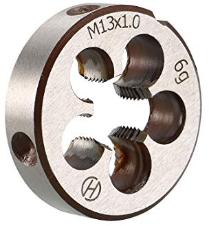 sourcing map M13 x 1 Filière Filetage Droite Main Métrique Machine HSS Acier Haut Vitesse