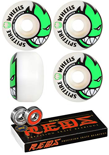 Spitfire Skateboard Wheels 53mm Bighead with Bones Reds Bearings