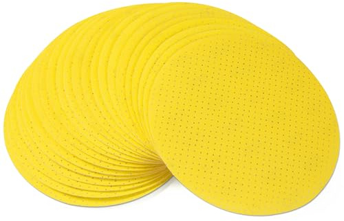 Selead Carta Abrasiva 225mm Tamponi Abrasivi Permanenti 25 Pezzi Grana 220 Dischi aAbrasivi Forati Fogli Abrasivi Levigatrice Per Muri A Secco