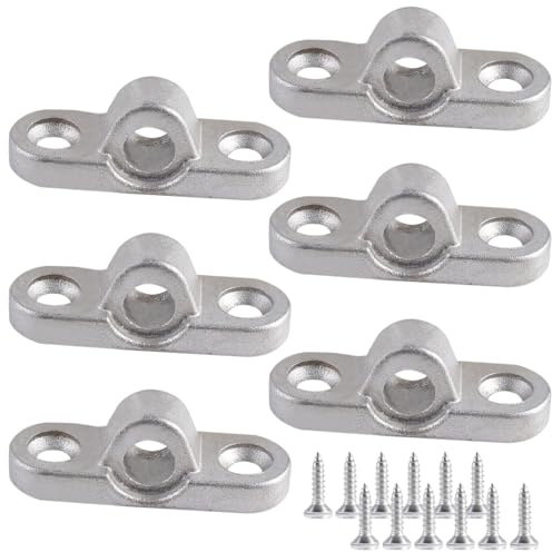 WIYETY para caravana y ojal, ojales de pared: 12 tornillos de acero inoxidable 304 para toldo de caravana