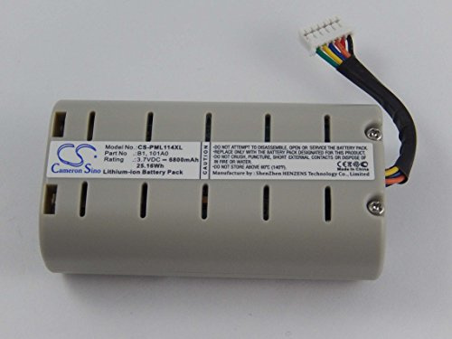 vhbw Akku Ersatz für Pure 101A0, B1 für digital Radio (6800 mAh, 3,7 V, Li-Ion)