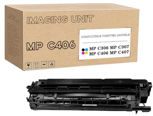 RSENSO MP C406 Unità Di Imaging (tamburo E Unità Di Sviluppo) Compatibile Per Ricoh MP C306 MP C307 MP C406 MP C407 Black