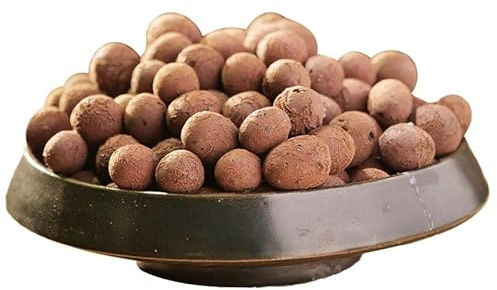 Bavooty Argilla Espansa per Piante in Vaso,Ciottoli di Argilla per Piante,Argilla per Piante,Argilla Espansa Granulata,Clay Pebbles,per Drenaggio,Decorazione,5-10mm,1L