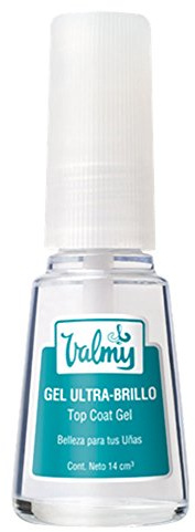 Valmy Gel Top Coat Ultra-Brillo - Traitement effet cristal pour les ongles, 1 pièce (1 x 14 ml)