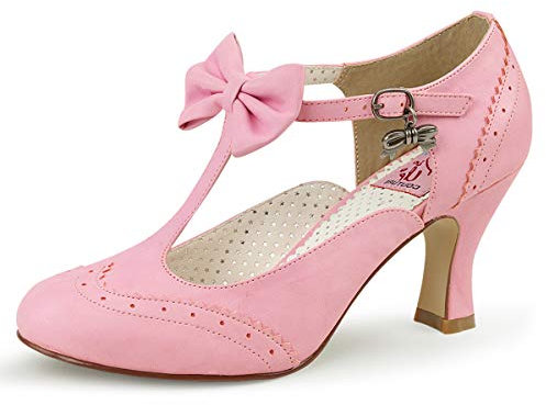 Pin Up Couture Spangen-Pumps Flapper-11 pink Gr. 38,5