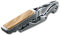 Farfalli Unisex – Erwachsene Gulliver INOX Olive Taschenmesser, Braun, 12 cm