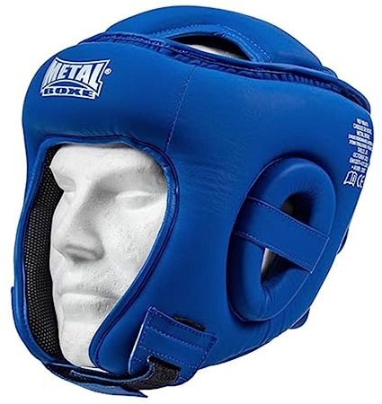 METAL BOXE Casque Compétition Bleu Junior