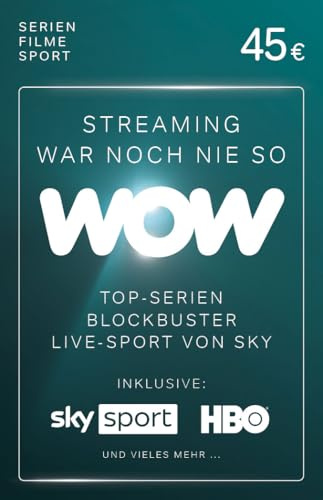 WOW Streaming 45 EUR (Versand per E-Mail - Code kann nur in Deutschland eingelöst werden, Code ist nicht in Österreich verfügbar) | PC Code