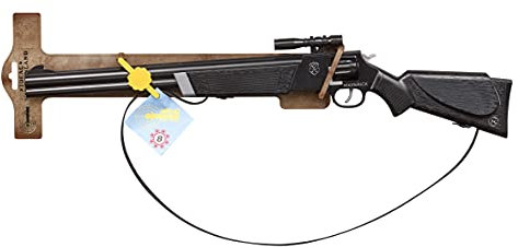 J.G.Schrödel PI6001800 Maverick: Spielzeuggewehr passend zum Faschingskostüm, 8-Schuss-Munition, für Cowboys, Sheriffs & Indianer, 60 cm, schwarz (600 1800)