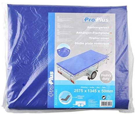 ProPlus Anhänger-Flachplane mit Gummigurt 2575x1345x50mm
