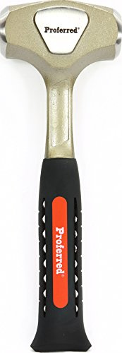 Proferred T49032 Hammers, One Piece, Forged Club, TPR Grip, 3 lb.