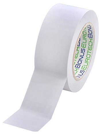BONUS Eurotech 1BL23.46.0050/033A# PVC Bodenmarkierungsband, Klebstoff auf Kautschuk Basis, weich, Länge 33 m x Breite 50 mm x Dicke 0,17 mm, Weiß
