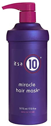 It’s a 10 Haircare - Miracle Hair Mask, Conditioning Treatment, For Dry and Damaged Hair, Nourishing and Smoothing, 517ml