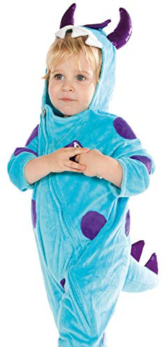 Pretend to Bee Costume de Déguisement de Monstre de Dinosaure bleu et Violet pour Enfants/Tout-Petits, 2-3 Ans