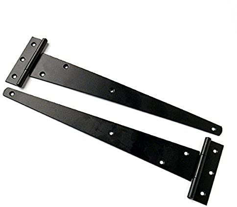 Bulk Hardware BH04383 Charnière en T robuste, 200 mm, Set de 2 Pièces