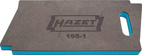 HAZET Kniebrett 195-1, 450 x 210 x 30 mm, abwischbar, Kniekissen aus Schaumstoff für hohen Komfort, HAZET Logoform, Trage- und Hängegriff