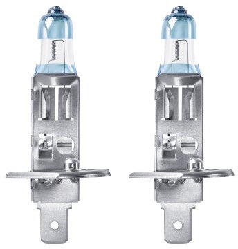 OSRAM NIGHT BREAKER PLUS H1 Lampada alogena per proiettori 64150NBP-HCB 90% in più di luce, 20% più bianca - confezione Duobox - fuori produzione