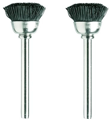Dremel 404-02 Nylon Bristle Brushes (2 Pack), 1/2 Diameter