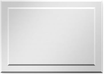 soak Espejo de baño rectangular biselado