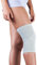 LOREY Latexfreie Kniebandage für Frauen und Männer, Kniestütze aus elastischem 3D-Gestrick, Knieorthese für Fussball, Laufen oder Fitness, linkes und rechtes Knie, Grau, Silber, Größe L