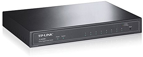 TP-Link JetStream 8-Port Gigabit Smart Switch, L2/L3/L4 QoS and IGMP snooping with Fanless Design, Centralized Management (TL-SG2008)