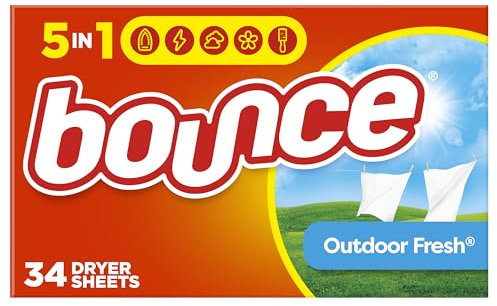 Bounce Outdoor Fresh Fabric Softener Sheets, 34 sheets by Bounce
