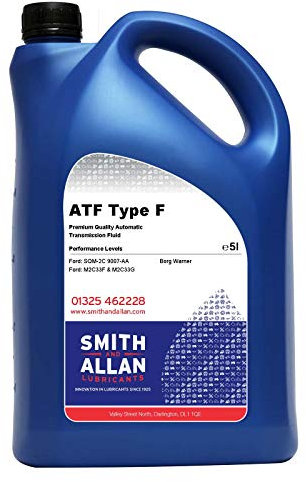 Smith & Allan ATF Ford Type F Transmission Fluid M2C-33F M2C-33G 5 Litre 5L