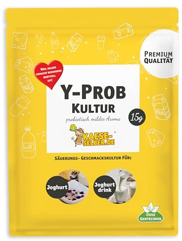 Y-Prob Joghurtkulturen 15g probiotisch, Joghurt selber Machen, Joghurtkultur, Ferment