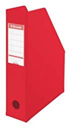 Esselte Portariviste con Dorso da 70 mm, Formato A4, Rosso, Confezione piatta, Gamma Vivida, 56003