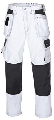 teXXor Arbeitshose Twill Bundhose T/C Panama Canvas Arbeitsbundhose weiß 48