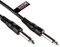 rhinocables Stereo Audio Cable 6.35mm 1/4 Lead Mono Jack Instrument Cable Plugs (Male to Male) for Electric Guitar, Bass, Amp, Keyboard, and Sound Mixing, Black (3m)